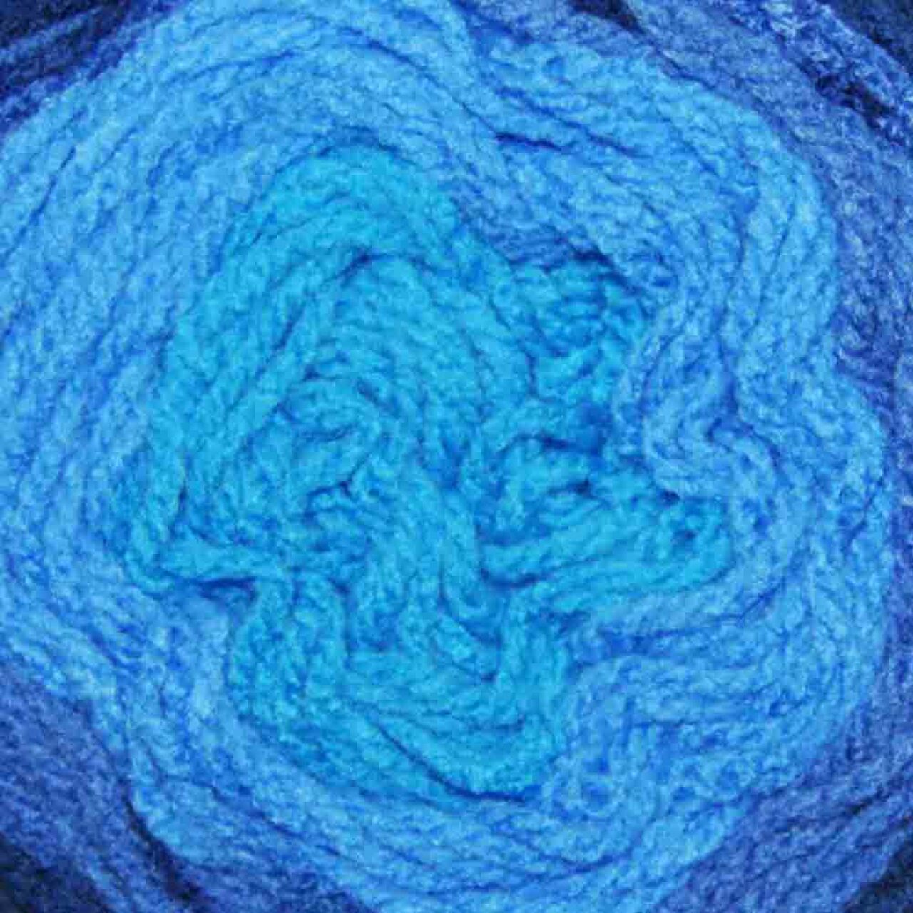 Ice Cream Yarn 200g 380m 8ply - Royal Blue Swirl