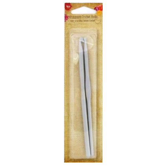 Aluminium Crochet Hooks Ceramic Coat Size 4&5 2pk
