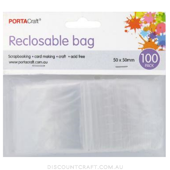 Resealable Bag 50x50mm 100pk