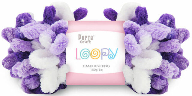 Loopy Yarn 100g 8m - Purple