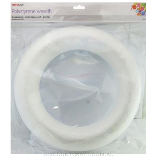 Polystyrene Wreath 33cm