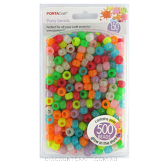 Beads Pony 150g - Glow in The Dark
