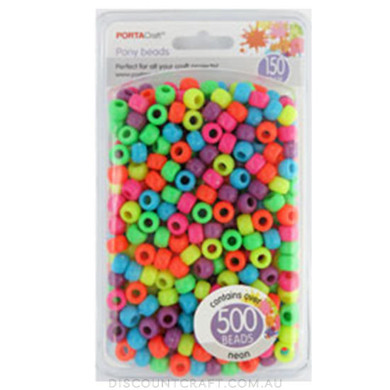 Beads Pony 150g - Neon