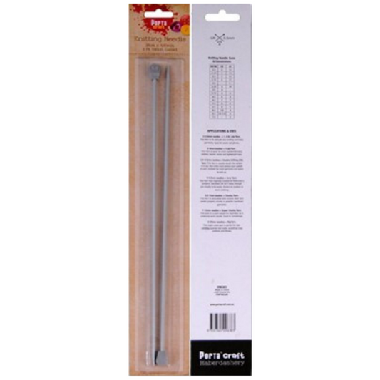 Knitting Needles 35cm x 4.00mm 2pk Ceramic Coat