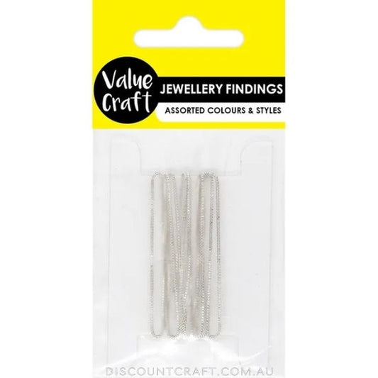 Box Chain 0.8mm 0.8m - Silver