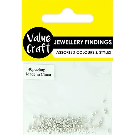 Crimpers 140pk - Silver 1mm