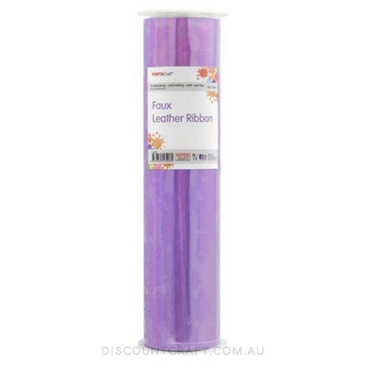 Faux Leather Vinyl Roll- Holographic Purple