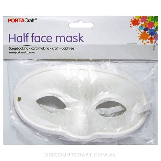Paper Mache Mask - Half Face