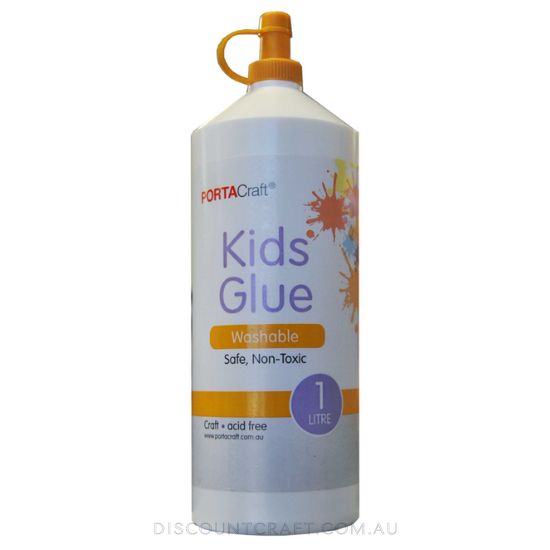 Kids Glue Washable PVA 1 Litre