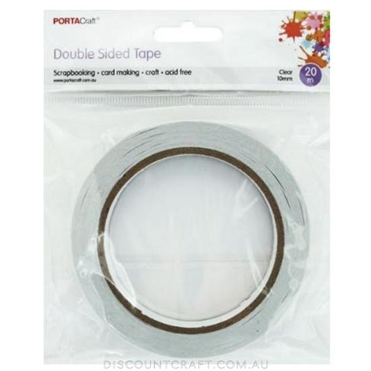 Clear Double Sided Tape 10mm x 20m