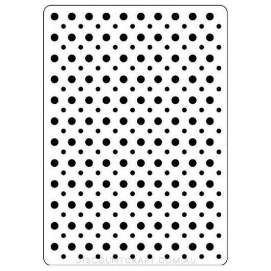 Embossing Folder C6 - Spots