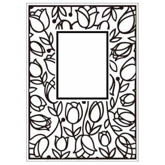Embossing Folder C6 - Window Tulips
