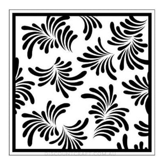 Embossing Folder Square - Petals
