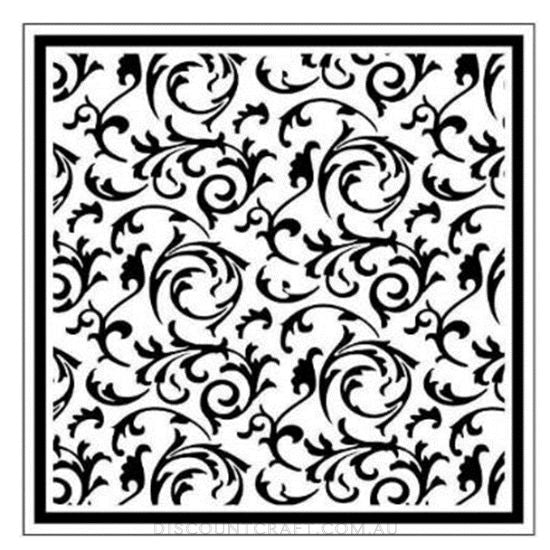 Embossing Folder Square - Scrollworks