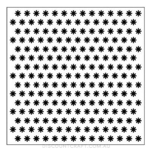 Embossing Folder Square - Small Flowers