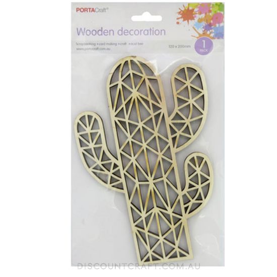 Laser Cut Shapes 120x200mm 1pk - Cactus