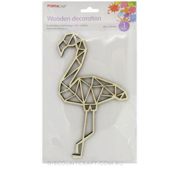 Laser Cut Shapes 120x200mm 1pk - Flamingo