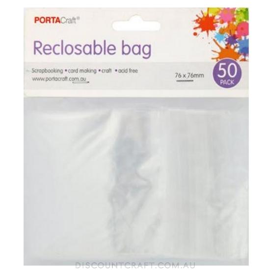 Resealable Bag 76x76mm 50pk