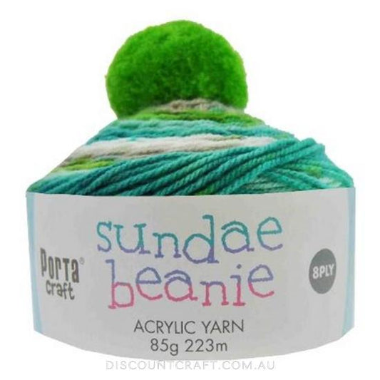 Sundae Beanie Yarn 85g - Mint Smoothie
