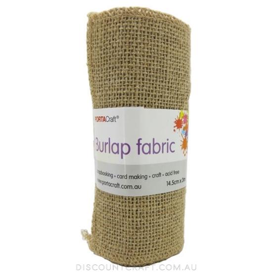 Burlap Fabric Roll 14.5cm x 3m