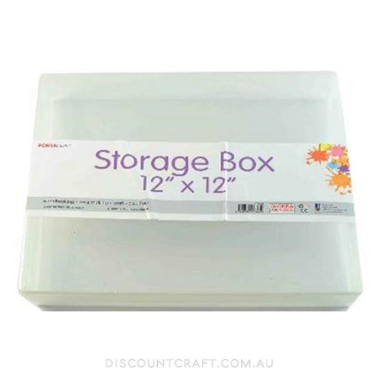 Craft Storage Box - 12 x 12 Inch (310 x 355 x 35mm)