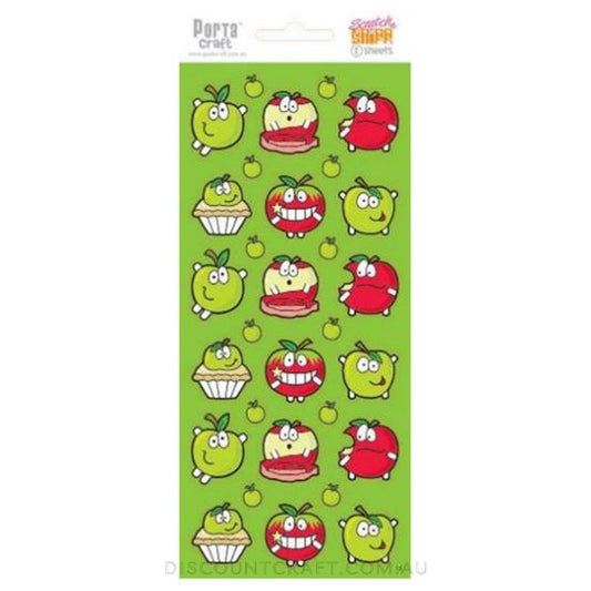 Scratch n Sniff Stickers Apple Scented