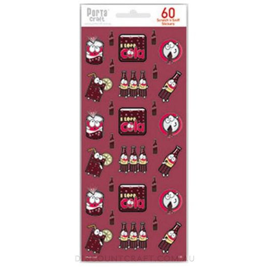 Scratch n Sniff Stickers Cola Scented