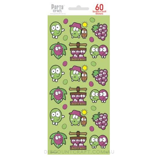 Scratch n Sniff Stickers Grape Scented