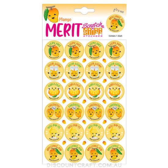 Scratch n Sniff Stickers Mango Scented