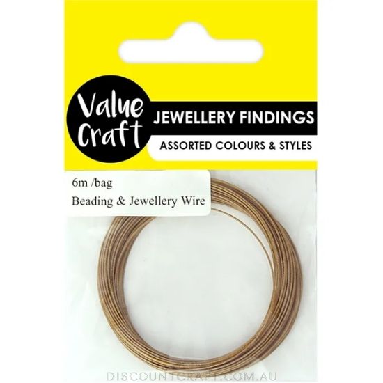Tiger Tail Wire 6m - Gold