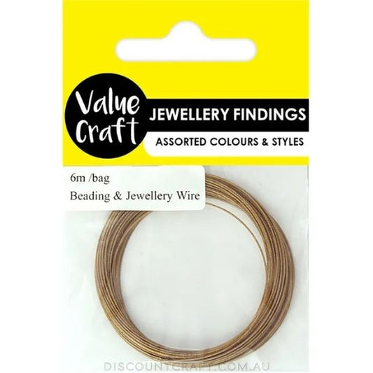 Tiger Tail Wire 6m - Gold
