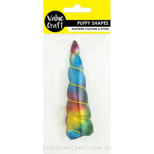Unicorn Horn Puffy Shape 1pk