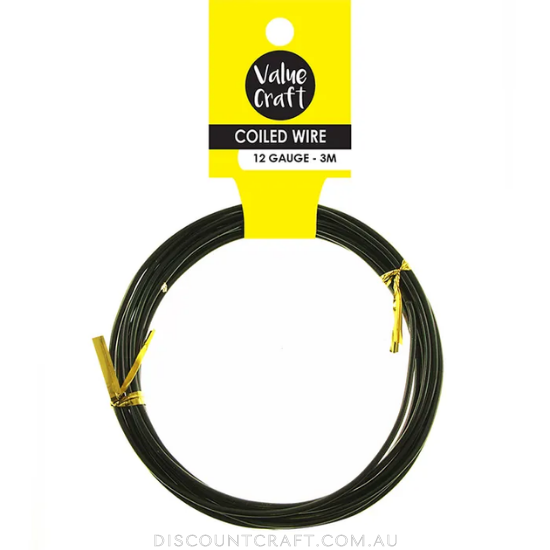 Craft Wire 12g 3m - Black