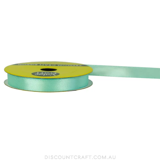 Polyester Satin Ribbon 10mm 10m - Mint