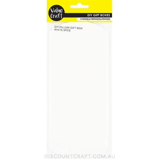 Pillow Gift Boxes - White 5pk