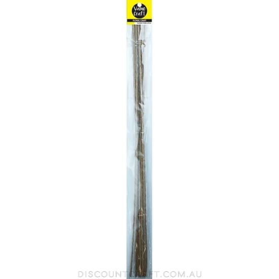 Floral Wire - Paper Stem 18ga Natural 6pk