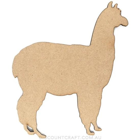 Wooden Llama 14cm Natural