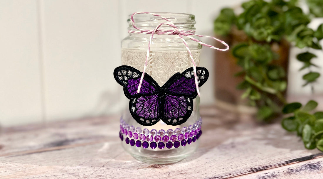 Mothers Day Craft Idea - No Mess Sticker Lanterns