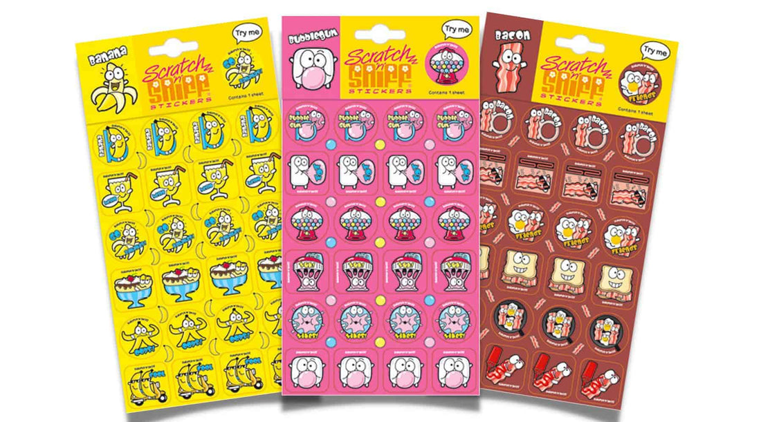 How are Scratch n Sniff Stickers made?
