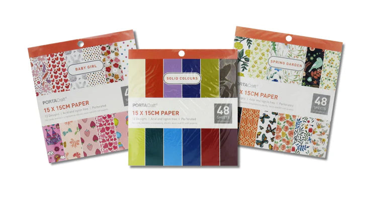 15cm x 15cm - Paper Pads - Discount Craft