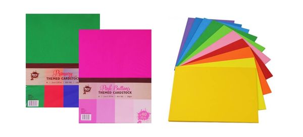 Colour Block Card A4