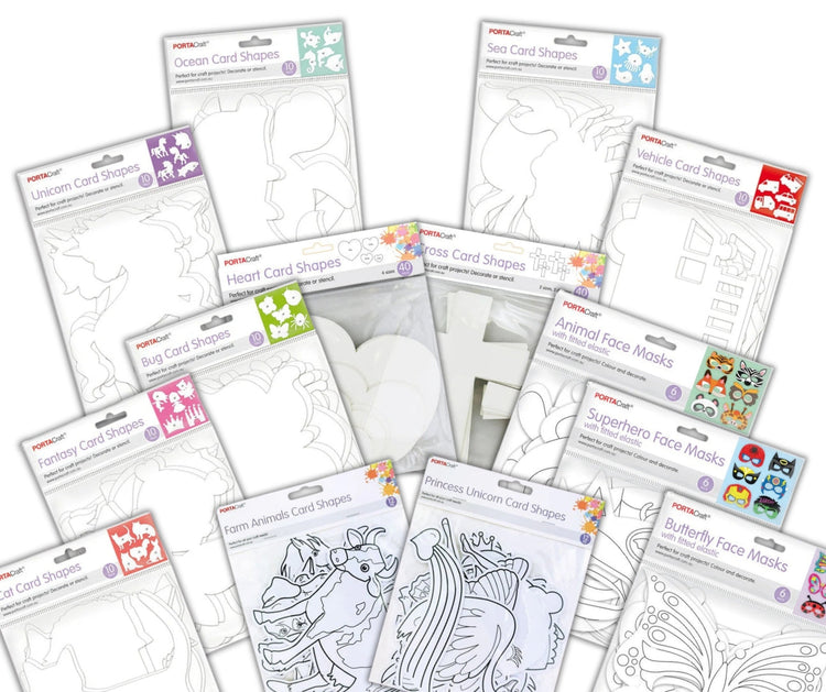 Cardstock Shapes at Discount Craft
