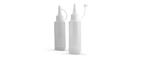 100ml Plastic Clear Tip Applicator Bottle Plastic Squeeze Bottle