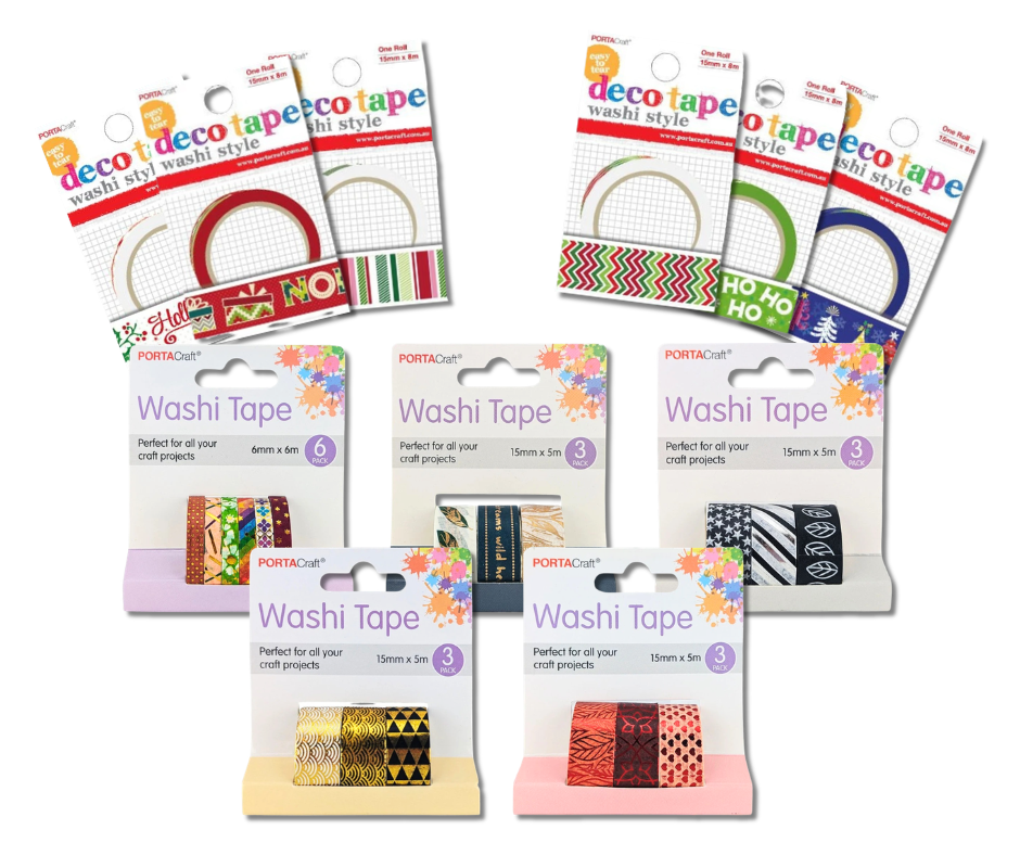 Discount Craft Australia - Washi Tape Range