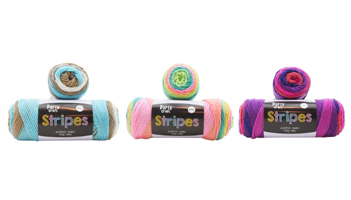 Acrylic Stripes Yarn