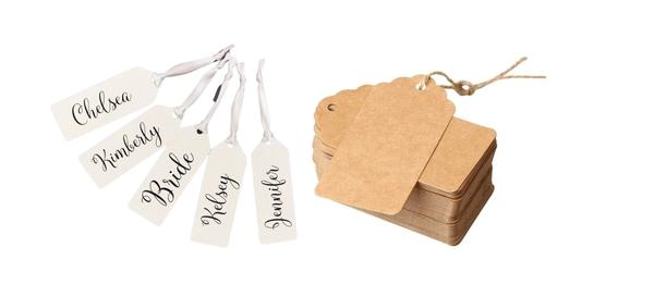 Craft paper outlet tags