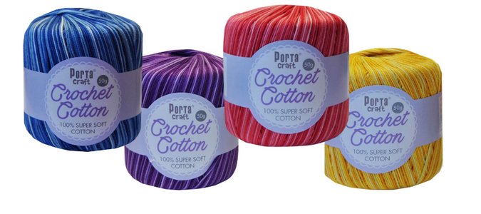 Crochet Cotton - Multi Colours - Discount Craft
