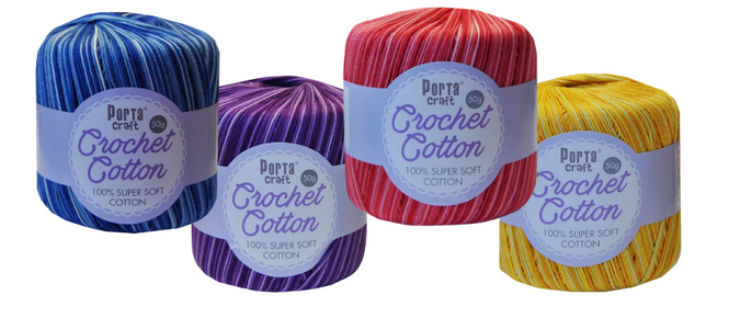 Crochet Cotton - Multi Colours