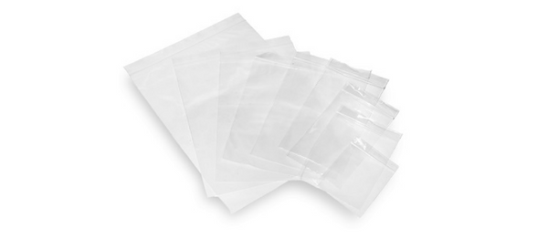 Small clear online resealable bags