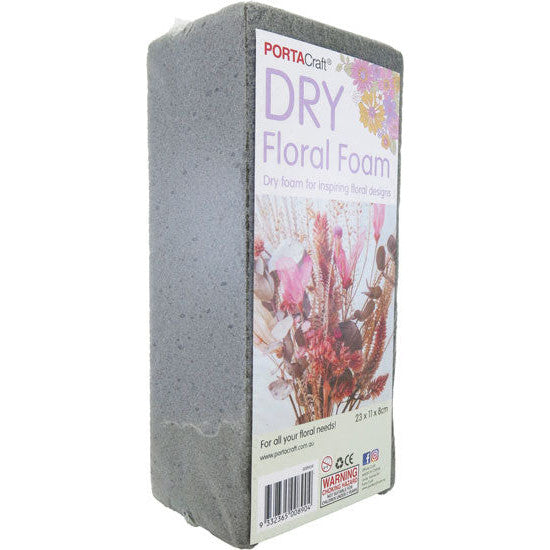 Dry Floral Foam Block 23 x 11 x 8cm